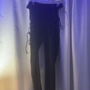 Lace up leg pants